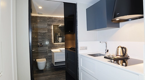 Riva Hotel Alsancak odalar genel görünüm